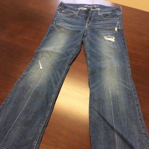 American Eagle wide leg jeans